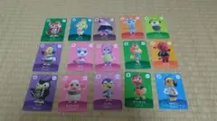 どうぶつの森 アミーボカード 15枚セット
