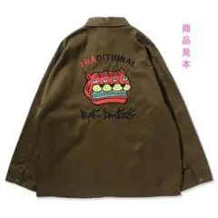 パンクドランカーズ✖️ミルクボーイコラボアイテム　MBPD スカジャン オリーブ色 パンクドランカーズ✖️ミルクボーイコラボアイテム MBPD