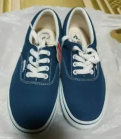 バンズ　ヴァンズ　エラ　スニーカー　ネイビー　紺色　23cm
