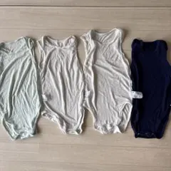 ベビー　90 ユニクロ　ロンパース　肌着　エアリズム　タンクトップ　セット