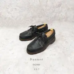 Danner D6900 スリーアイ レザーモカシンシューズ 7 ブラウン