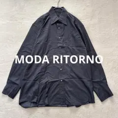 x27 【美品】MODA RITORNO 長袖シャツ L-86 高級感シンプル