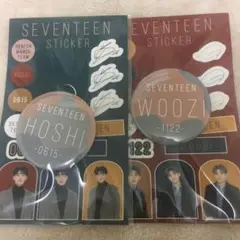 SEVENTEEN くじ 缶バッジ ホシ ウジ セット