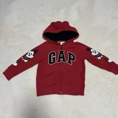 GAP ミッキーマウス パーカー 赤