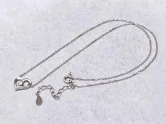 ヨンドシー　オープンハート　ストーン　SILVERネックレス　C2721