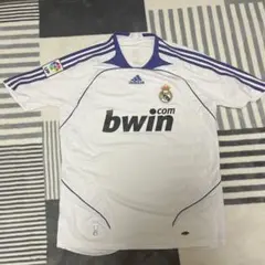 adidas Real Madrid サッカーシャツ 白 00s