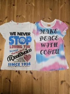 RealBvoice ★ CO&LU 半袖Tシャツ 2枚セット