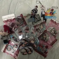 ヒロアカ 轟焦凍 缶バッチ アクリルキーホルダー アクリルスタンド バラ売り可