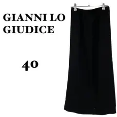 GIANNI LO GIUDICE ロングタイトスカート ブラック 日本製