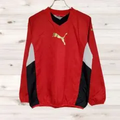 A1398 PUMA キッズ・子供服(150) 赤 プリントロゴ