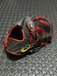 中古》アシックスゴールドステージ軟式用 BGRFJ-S ヒョウ柄ギャル仕様