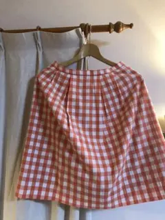 スローブイエナ　ギンガムチェック スカート