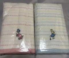 ピーターラビットタオル　三菱UFJ信託銀行ノベルティ　2枚セット