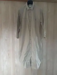 niko and ... ベージュ ロングシャツワンピース 長袖