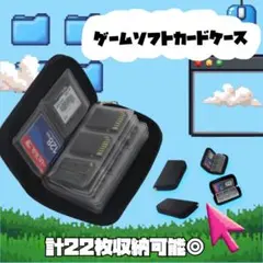 【新品】Switch スイッチ　カード　ケース 22枚　収納 ブラック　1916