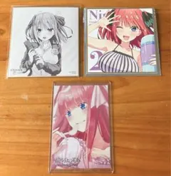 五等分の花嫁 中野二乃 色紙 ブロマイド セット