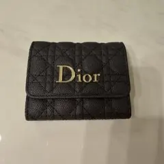 Dior 黒 三つ折り財布