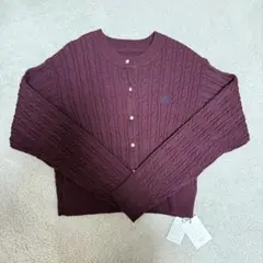 GRL ワインレッド カーディガン Fサイズ