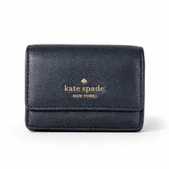 kate spade 3つ折り ミニウォレット ブラック