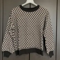 値下げ！GLOBAL WORK 幾何学模様 ニット Mサイズ