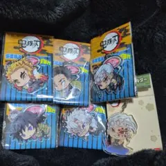鬼滅の刃 アクリルキーホルダー 6個セット+おまけ付き