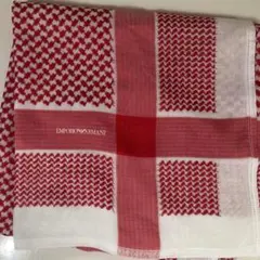 EMPORIO ARMANI ストール レッド ホワイトのサムネイル