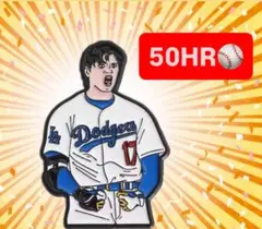 大谷翔平　ドジャース ピンバッジ 50HR ohtani shohei