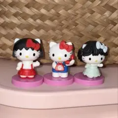 キティ チョコエッグ 昭和アイドル ちびまる子ちゃん ダイヤル電話 3点セット