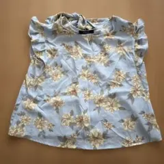 Wcloset ダブルクローゼット　花柄トップス