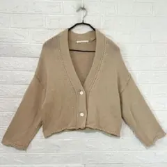 URBAN RESEARCH DOORS ざっくり編み厚手ニットカーディガン