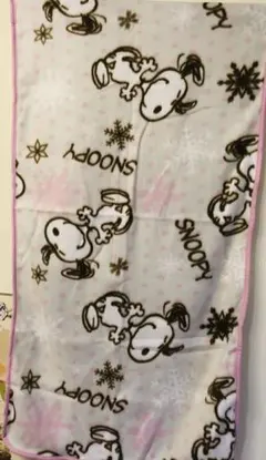 2点セット スヌーピー 柄　ブランケット　マフラー