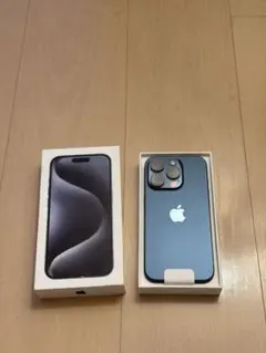 Apple iPhone 15Pro ブルーチタニウム