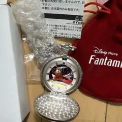 非売品　ファンタミリア　手巻き懐中時計　ディズニーストア　ミッキー