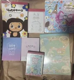 訳あり(2、3枚目)　キャラクター色々メモ帳セット　まとめ売り