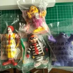 マクドナルド　ハッピーセット　　ドナルド　ハンバーグラー　バーディー　グリマス