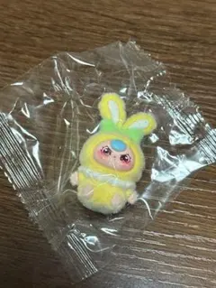 우사기 着ぐるみ ミニフィギュア 黄色 ふわふわ ドール