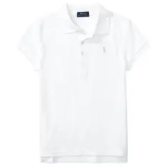【新品・訳あり】ラルフローレン ストレッチ半袖ポロシャツ M/140　#58