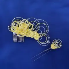 Ｙ6348水引のかんざし 花飾り