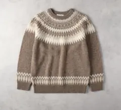 新品 British Wool クルーネックニット サイズ XL ウール100%