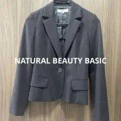 NATURAL BEAUTY BASIC テーラードジャケット S