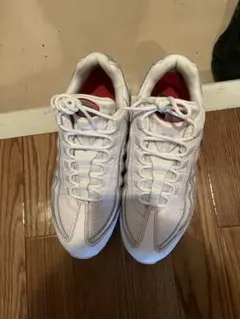 Nike Air Max 95 ホワイト/レッド US 8.5