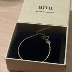 ami paris アミパリスハートロゴブレスレット 17センチ - メルカリ