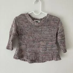 ［ No.255］OLD NAVY マルチカラー ニット12-18M 80