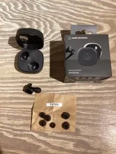 【Audio Technica】ATH-SQ1TW2　右イヤホンと充電ケース