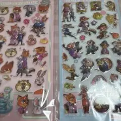 ズートピア　ボンボン　ウォーター　ぷくぷくシール