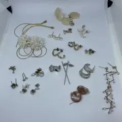 【豪華20点】 ピアス まとめ売り ハンドメイド パール ゴールド シルバー