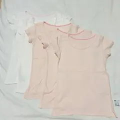 ユニクロ　キッズ肌着5枚セット 90㎝　半袖　無地