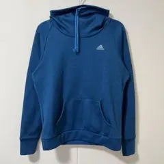 adidas アディダス スウェット プルオーバー レディースLサイズ ブルー