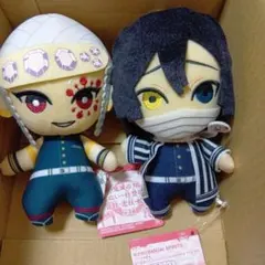 鬼滅の刃 音柱　蛇柱ぬいぐるみ 2体セット BANDAI SPIRITS