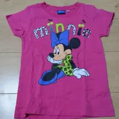 Disney ミニーマウス Tシャツ ピンク120cm
